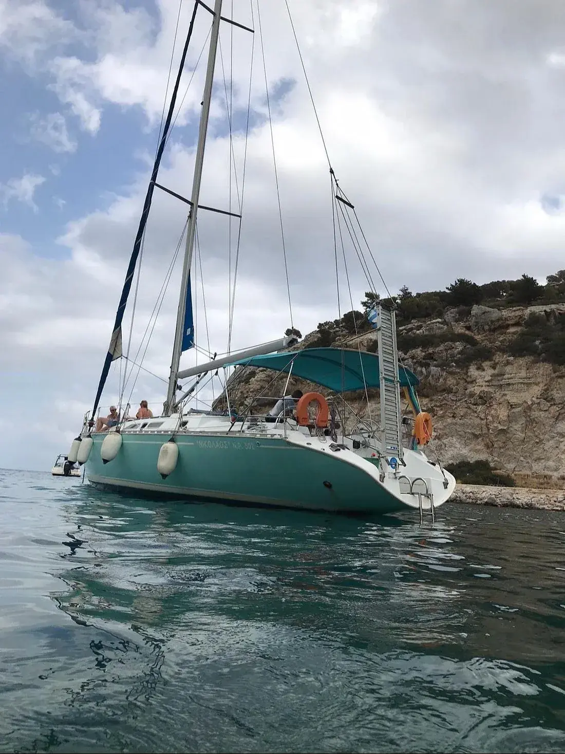 Anthony Quinn Bay turquoise water, Rhodes